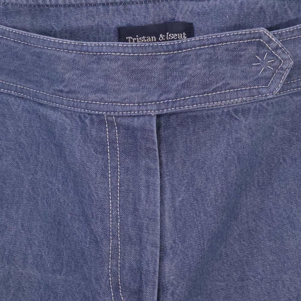 Tristan & Isolde 100% Cotton Flare Jeans Boho Indie High Rise Size 10 - Picture 7 of 12